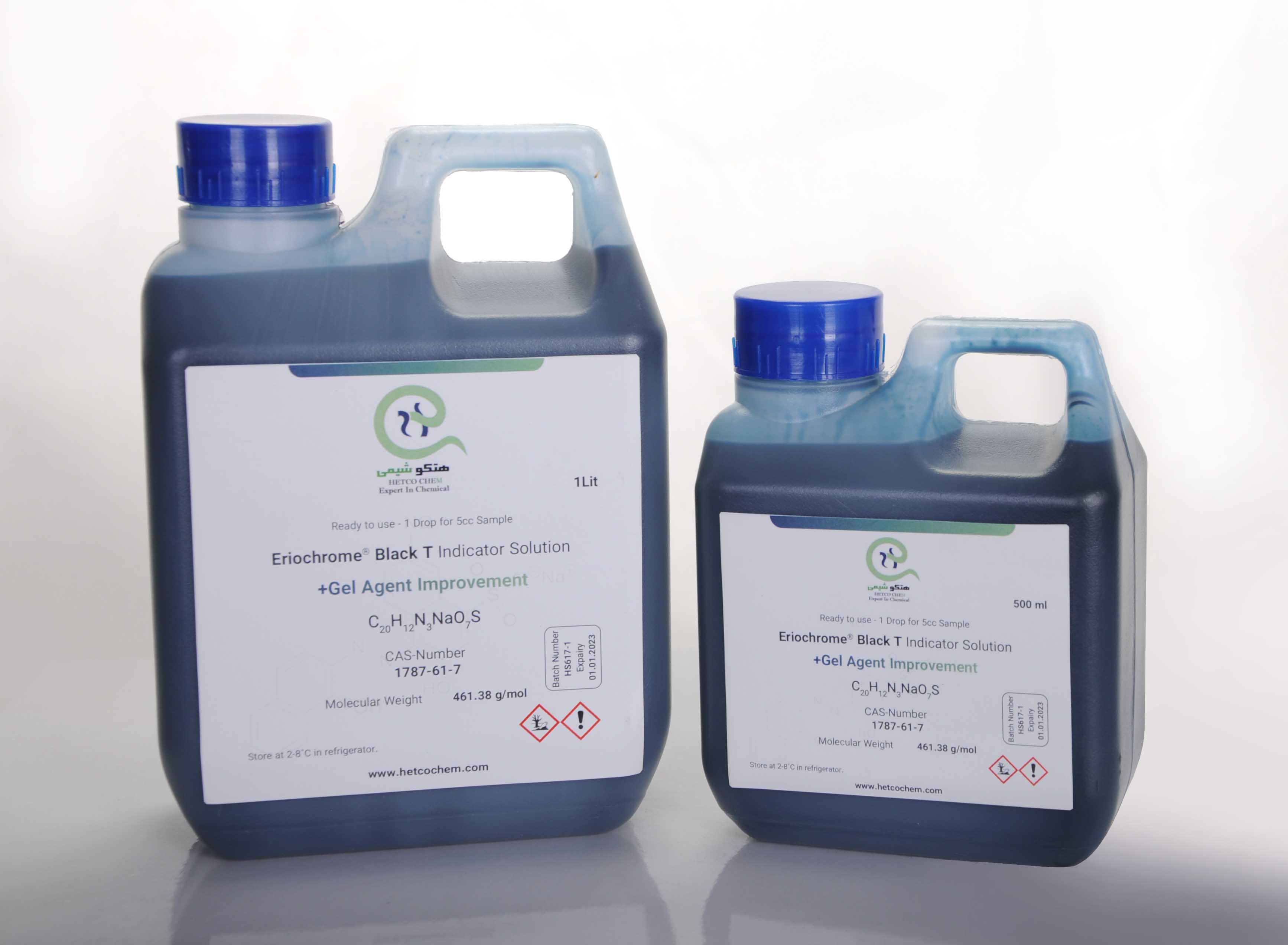 محلول شناساگر اریو کروم بلک تی اصلاح شده Eriochrome Black T Indicator Solution with Gel Agent
